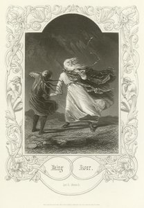 Koning Lear, Act III, Scene II door Joseph Kenny Meadows